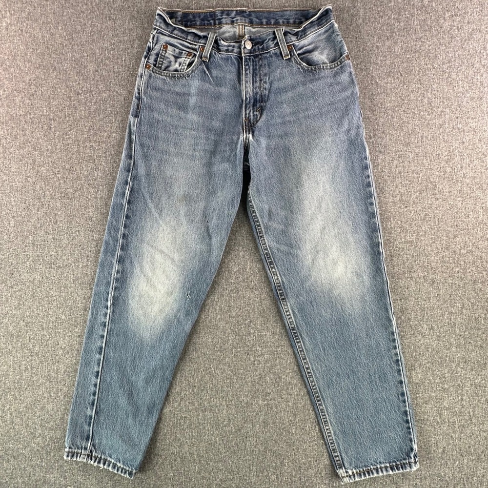 Levi's Jeans Women 30 550 Relaxed Fit Tapered Leg Blue WaterLess